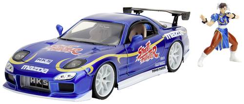 JADA TOYS Street Fighter 1993 Mazda RX7 mit Chun-Li Figur Fertigmodell PKW Modell JADA TOYS Street Fighter 1993 Mazda RX7 mit Chun-Li Figur Fertigmodell PKW Modell von JADA TOYS
