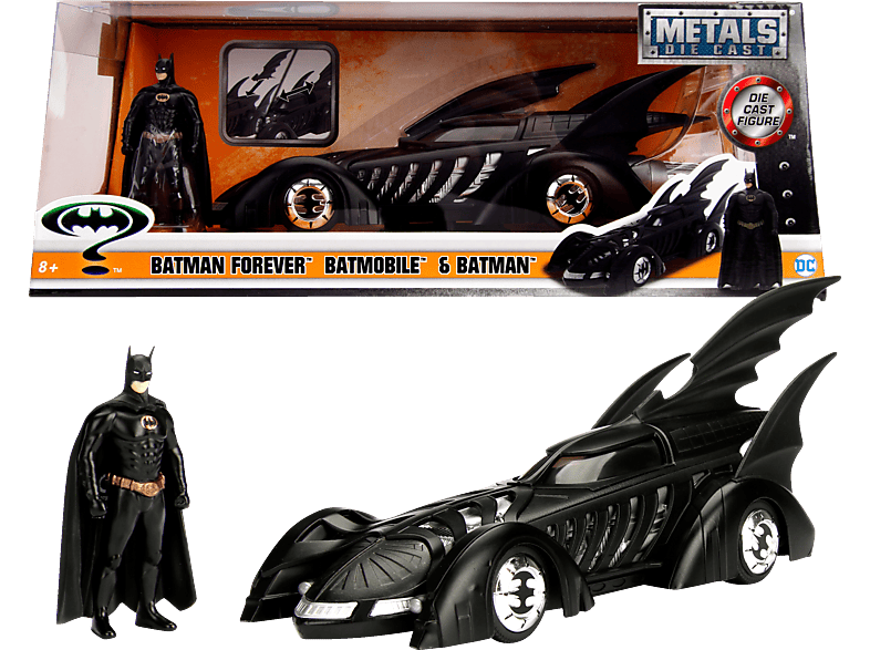 JADA Batman 1995 Batmobile 1:24 Spielzeugauto Schwarz von JADA