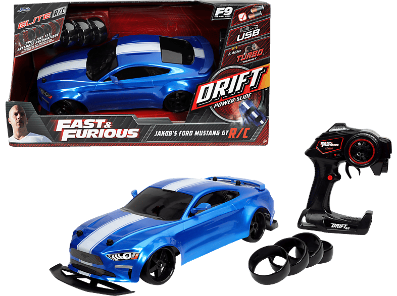 JADA F & RC Drift Jakob's Ford Mustang 1:10 R/C Spielzeugauto von JADA
