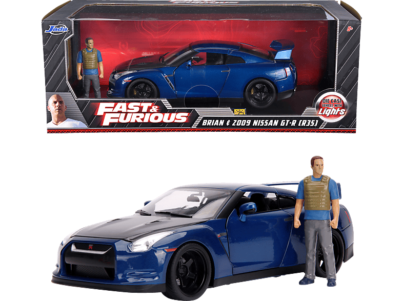 JADA Fast & Furious Nissan Skyline GT-R 1:18 Spiellzeugauto Blau von JADA