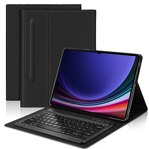 JADEMALL Tastatur Galaxy Tab S9 Ultra - Bluetooth Tastatur mit Hülle für Samsung Galaxy Tab S9 Ultra 14,6 Zoll 2023 (SM-X910/X916B), Deutsches QWERTZ Layout von JADEMALL