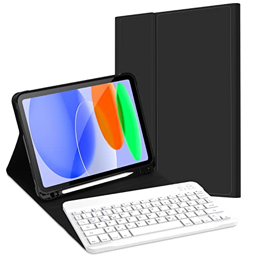 JADEMALL Tastatur Hülle für iPad 10 Generation 2022, Magnetische QWERTZ Bluetooth Tastatur von JADEMALL