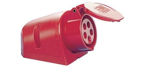 JÄger Direkt CEE-Wanddose 16 A 400 V Steckerst.6 h m.Klappdeckel IP44 601.156 von JÄger Direkt