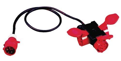 JÄger Direkt Kompaktverteiler CEE-16 A,5-polig 3xCEE 16 A 5x2,5mm² 953.0143 von JÄger Direkt