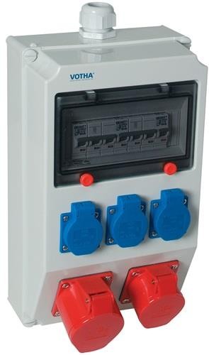 JÄger Direkt Kunststoffwandverteiler Verschraubung M32 2xCEE 16 A,3x230V JÄger Direkt Kunststoffwandverteiler Verschraubung M32 2xCEE 16 A,3x230V von JÄger Direkt