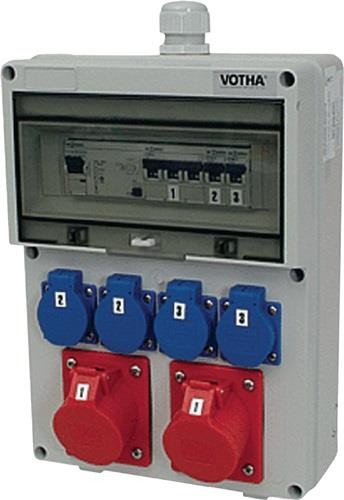 JÄger Direkt Kunststoffwandverteiler Verschraubung M32 2xCEE 16 A,4x230V JÄger Direkt Kunststoffwandverteiler Verschraubung M32 2xCEE 16 A,4x230V von JÄger Direkt