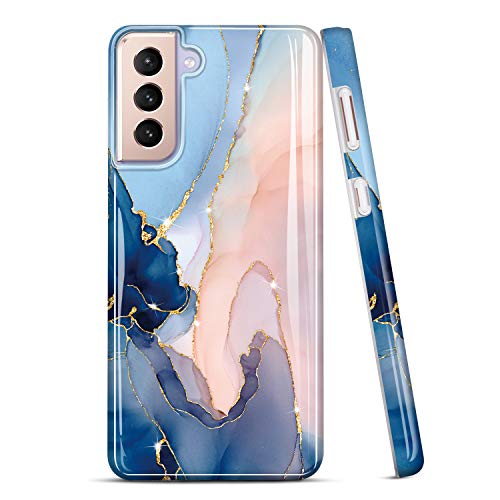 JAHOLAN Galaxy S21 Hülle Handyhülle TPU Silikon Weiche Schlank Schutzhülle Handytasche Flexibel Case Handy Hülle für Samsung Galaxy S21 5G - Marmor Glitter Sparkle Purple JAHOLAN Galaxy S21 Hülle Handyhülle TPU Silikon Weiche Schlank Schutzhülle Handytasche Flexibel Case Handy Hülle für Samsung Galaxy S21 5G - Marmor Glitter Sparkle Purple von JAHOLAN