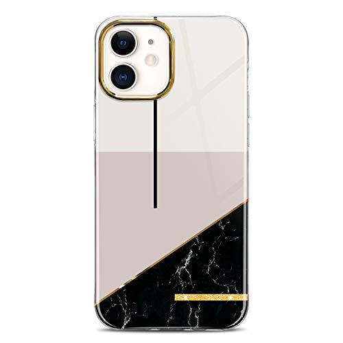 JAHOLAN iPhone 12 Hülle - Schutzhülle iPhone 12 Pro Hart Schlank - Marmor Design Schwarzgrau JAHOLAN iPhone 12 Hülle - Schutzhülle iPhone 12 Pro Hart Schlank - Marmor Design Schwarzgrau von JAHOLAN