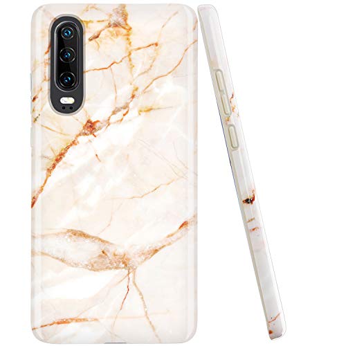 JAHOLAN Huawei P30 Hülle Handyhülle TPU Silikon Weiche Schlank Schutzhülle Handytasche Flexibel Case Handy Hülle für Huawei P30 - Marmor Gold JAHOLAN Huawei P30 Hülle Handyhülle TPU Silikon Weiche Schlank Schutzhülle Handytasche Flexibel Case Handy Hülle für Huawei P30 - Marmor Gold von JAHOLAN
