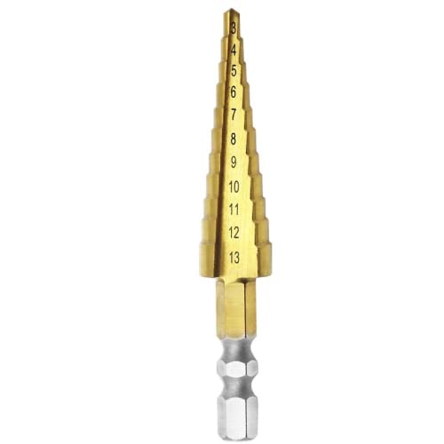 1pc3-13mm HSS Titanbeschichteter Stufenbohrer Bohren Elektrowerkzeuge Metall Schnellarbeitsstahl Holz Lochschneider Kegelbohrer 1pc3-13mm HSS Titanbeschichteter Stufenbohrer Bohren Elektrowerkzeuge Metall Schnellarbeitsstahl Holz Lochschneider Kegelbohrer von JAINGU
