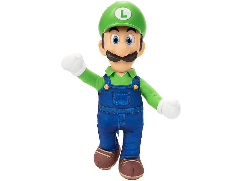 JAKKS PACIFIC Nintendo Super Mario Movie Roto Plüsch Luigi, 35 cm Plüschfigur von JAKKS PACIFIC