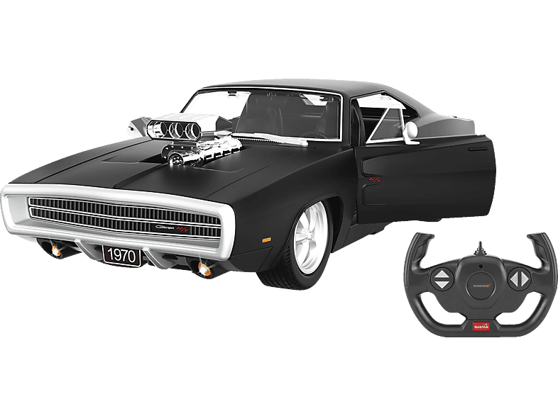 JAMARA KIDS Dodge Charger R/T 1970 1:16 2.4GHz Tür manuell R/C Spielzeugauto, Schwarz von JAMARA KIDS