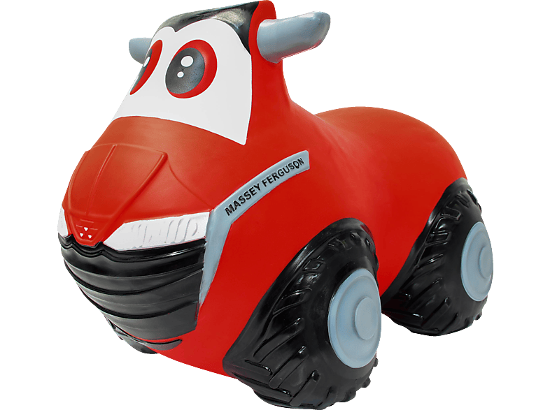 JAMARA KIDS Massey Ferguson Hüpftraktor mit Pumpe Hüpfspielzeug Rot von JAMARA KIDS