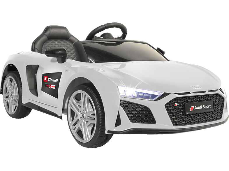 JAMARA KIDS Ride-on Audi R8 Spyder 18V weiß Einhell Power X-Change inkl. Starter Set Elektrokinderfahrzeug Weiß von JAMARA KIDS