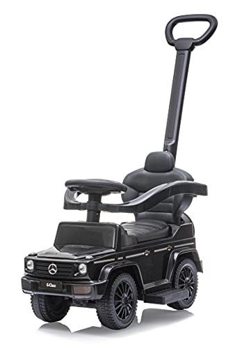 JAMARA 460627 Rutscher Mercedes-Benz G 350 d 3in1 – ab 6 Monate, Sitzhöhe 260 mm, Kippschutz, Schutzbügel, Schub-und Haltestange mit Lenkfunktion abnehmbar, schwarz JAMARA 460627 Rutscher Mercedes-Benz G 350 d 3in1 – ab 6 Monate, Sitzhöhe 260 mm, Kippschutz, Schutzbügel, Schub-und Haltestange mit Lenkfunktion abnehmbar, schwarz von JAMARA