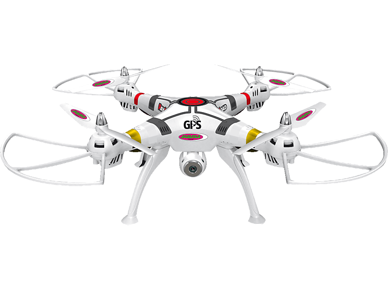 JAMARA Payload GPS Altitude HD Wifi FPV Quadrocopter, Weiß von JAMARA