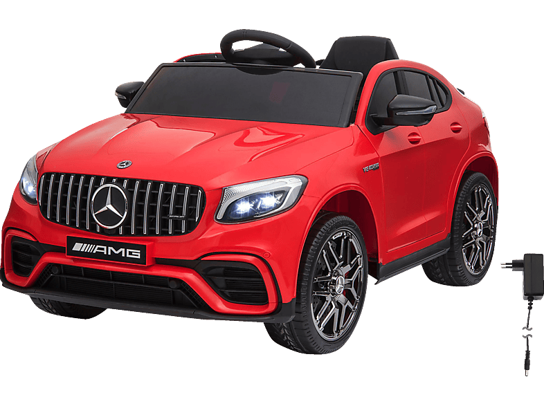 JAMARA Ride-on Mercedes-AMG GLC 63 S Coupé rot 12V Kinderelektrofahrzeug Rot von JAMARA