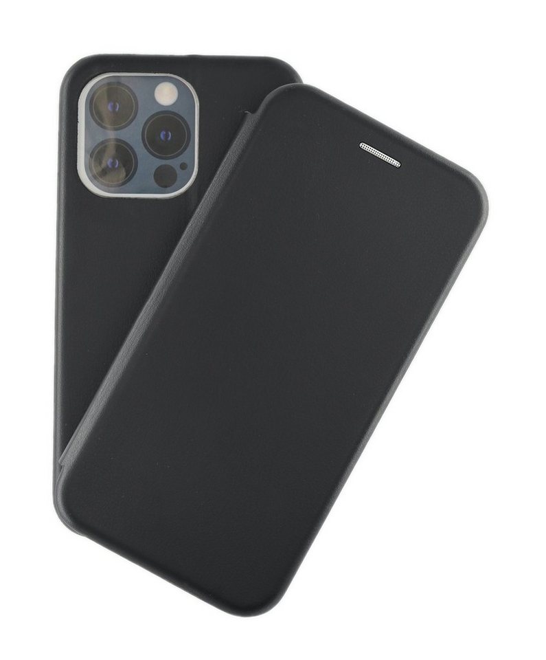 JAMCOVER Handyhülle Bookcase Rounded - Handytasche für Apple iPhone 13 Pro (15,4 cm/6,1 Zoll), abgerundete Kanten, Kartenfach und Standfunktion von JAMCOVER
