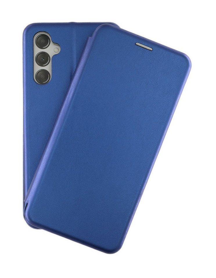 JAMCOVER Handyhülle Bookcase Rounded - Handytasche für Samsung Galaxy A14, Galaxy A14 5G (16,72 cm/6,6 Zoll), abgerundete Kanten, Kartenfach und Standfunktion von JAMCOVER