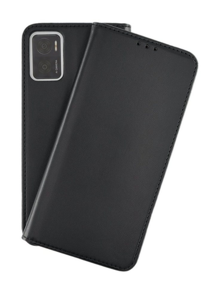 JAMCOVER Handyhülle Bookcase Smooth & Safe - Handytasche für Motorola moto e22, moto e22i (16,51 cm /6,5 Zoll), Kartenfach und Standfunktion von JAMCOVER