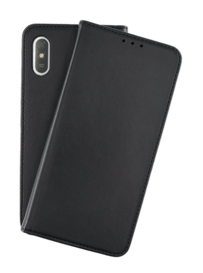 JAMCOVER Handyhülle Bookcase Smooth & Safe - Handytasche für Xiaomi Redmi 9A (16,59 cm/6,53 Zoll), Kartenfach und Standfunktion von JAMCOVER