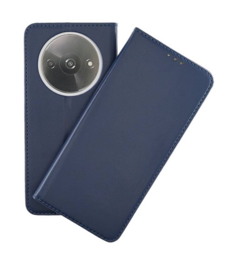 JAMCOVER Handyhülle Bookcase Smooth & Safe - Handytasche für Xiaomi Redmi A3 (17,04 xm/6.71 Zoll), Kartenfach und Standfunktion von JAMCOVER