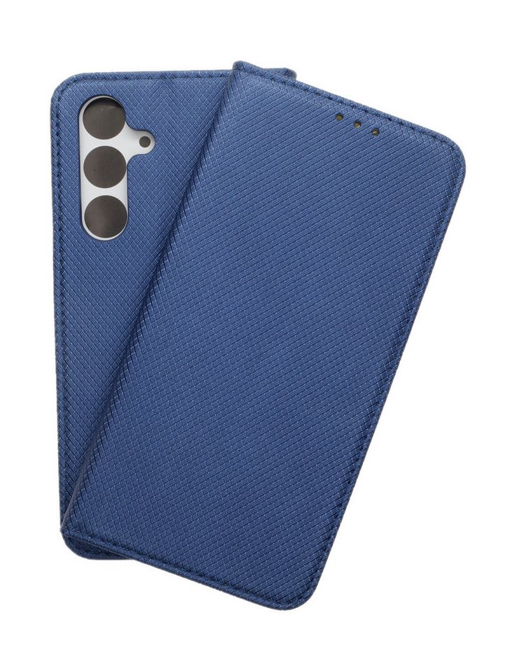 JAMCOVER Handyhülle Bookcase Texture - Handytasche für Samsung Galaxy S24 FE 17,01 cm (6.7 Zoll), schraffierte Oberfläche, Kartenfach und Standfunktion von JAMCOVER