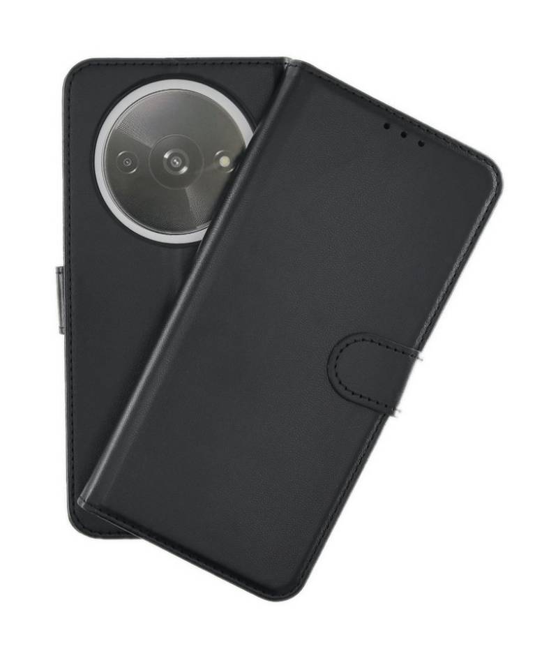 JAMCOVER Handyhülle Bookcase Varied - Handytasche für Xiaomi Redmi A3 (17,04 cm/6.71 Zoll), drei Kartenfächer, ein großes Fach, Magnetverschluss und Standfunktion von JAMCOVER