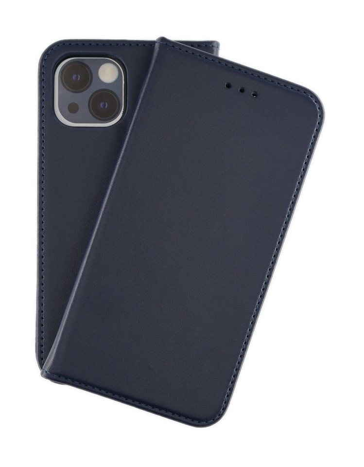 JAMCOVER Handyhülle Echt Leder Bookcase - Handytasche für Apple iPhone 15 Plus (17,02 cm/6.7 Zoll), Kartenfach und Standfunktion von JAMCOVER