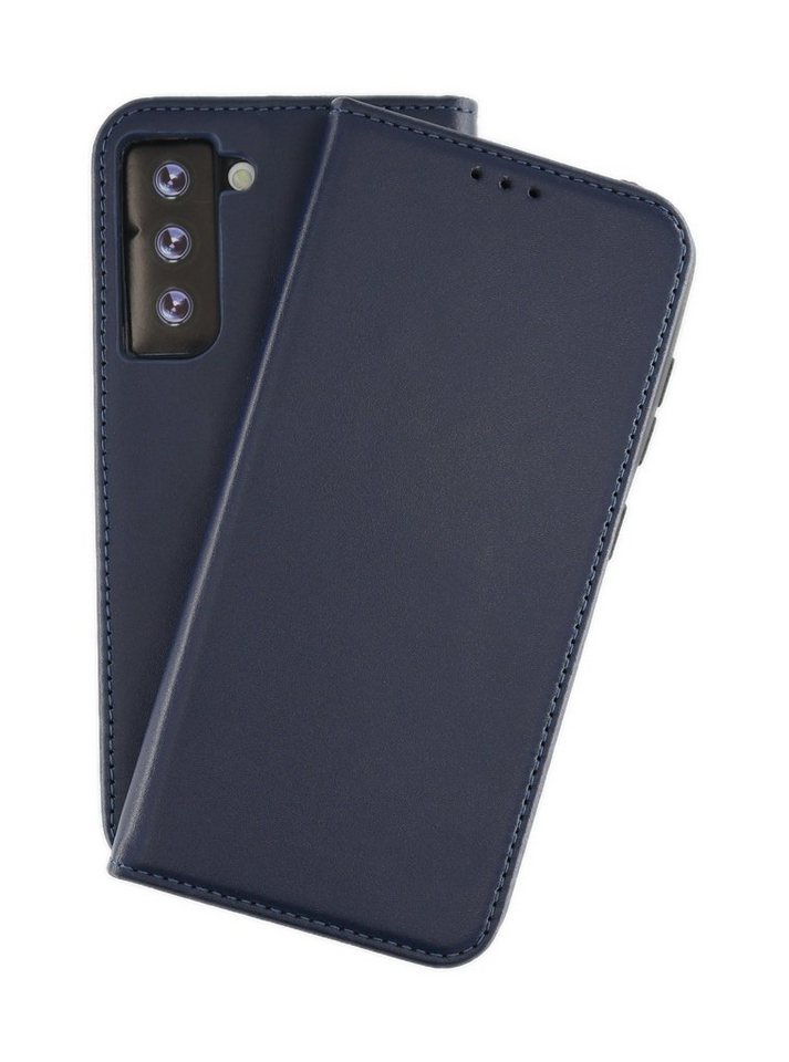 JAMCOVER Handyhülle Echt Leder Bookcase - Handytasche für Samsung Galaxy S21 FE (16,29 cm/6,4 Zoll), Kartenfach und Standfunktion von JAMCOVER