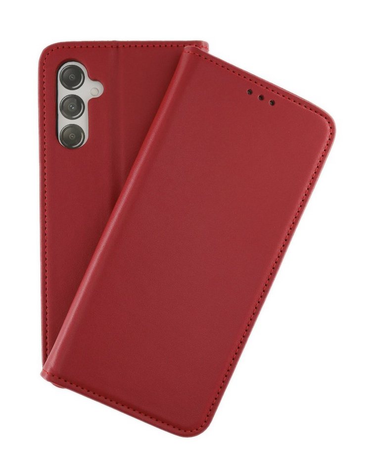 JAMCOVER Handyhülle Echt Leder Bookcase - Handytasche für Samsung Galaxy S25 5G 15,64 cm (6.2 Zoll), Kartenfach und Standfunktion von JAMCOVER