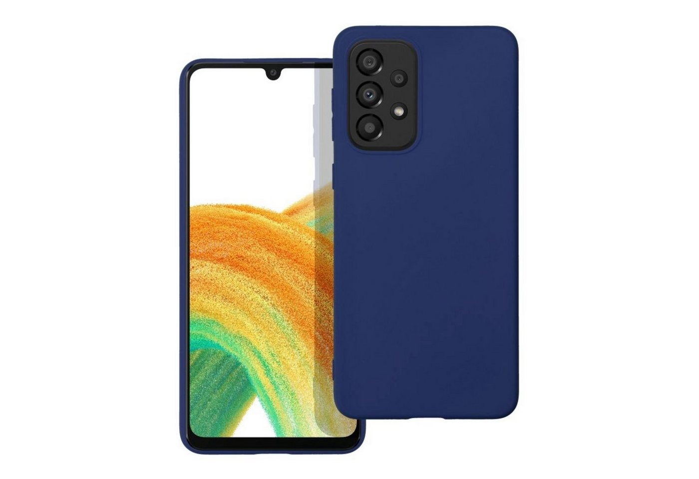 JAMCOVER Handyhülle Silikon Color Case III für Samsung Galaxy A33 5G (16,21 cm/6,4 Zoll), Wireless-Charging-kompatibel von JAMCOVER