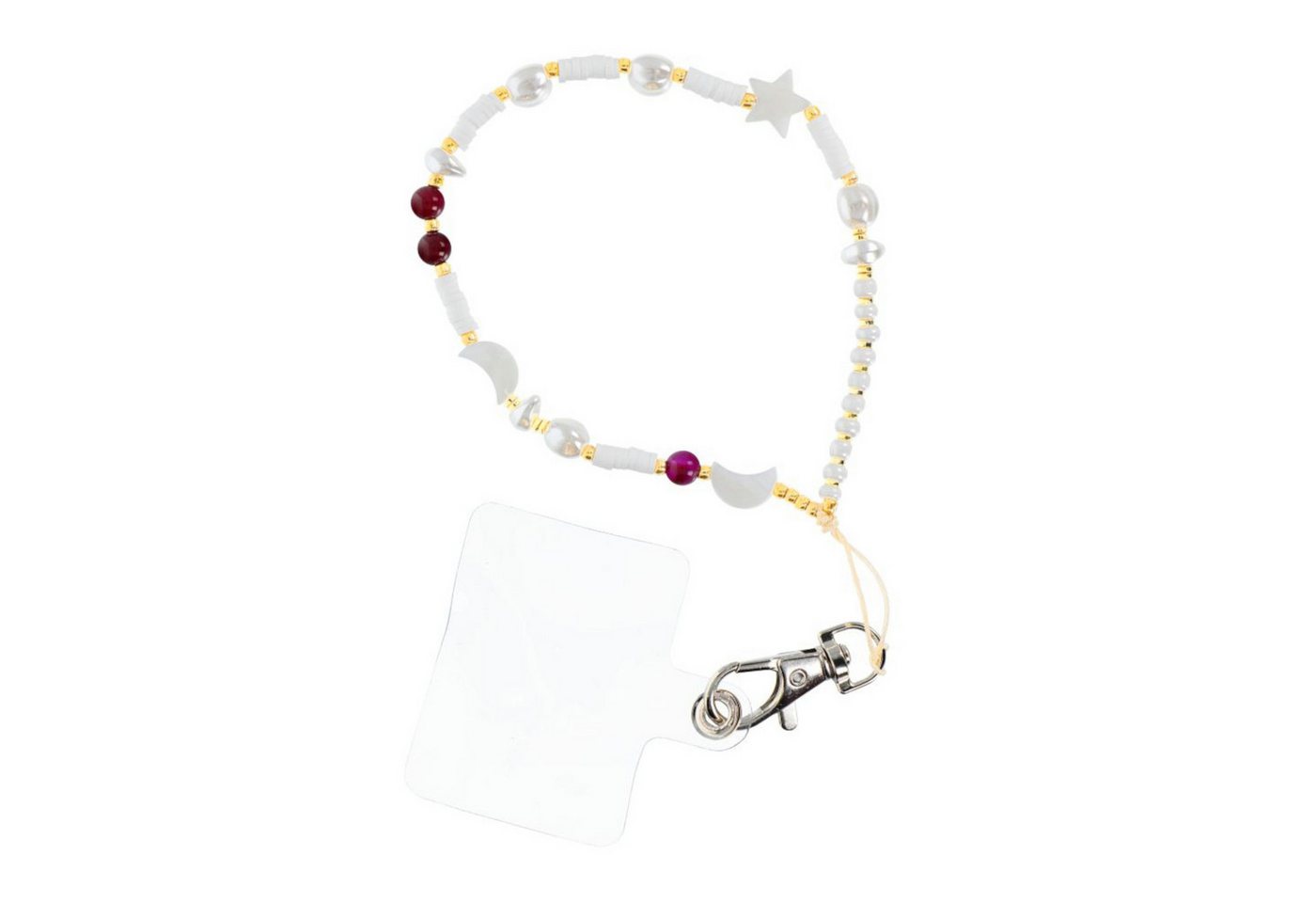 JAMCOVER Handykette Universelle Handgelenkschlaufe / Handykette Moon, Universal nutzbar mit Metallkarabiner JAMCOVER Handykette Universelle Handgelenkschlaufe / Handykette Moon, Universal nutzbar mit Metallkarabiner von JAMCOVER