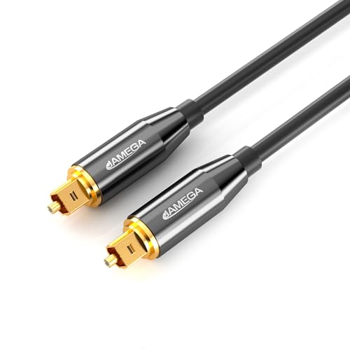 JAMEGA - 1,5m Toslink Kabel Digitalkabel Premium Qualität | Optisches Kabel Digital Audiokabel LWL DTS SPDIF kompatibel mit Soundbar, Stereoanlage, Heimkino, Heimkino, PS5, PS4, Xbox UVM. von JAMEGA