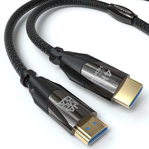 JAMEGA - 1m HDMI Kabel 2.0 - High Speed mit Ethernet - Ultra HD 4K 60Hz 4:4:4 HDR HDCP ARC CEC 3D 1080p Full HD Dolby Vision 18GBit s - Nylon Kabel 3 Fach geschirmt - Black Series JAMEGA - 1m HDMI Kabel 2.0 - High Speed mit Ethernet - Ultra HD 4K 60Hz 4:4:4 HDR HDCP ARC CEC 3D 1080p Full HD Dolby Vision 18GBit s - Nylon Kabel 3 Fach geschirmt - Black Series von JAMEGA