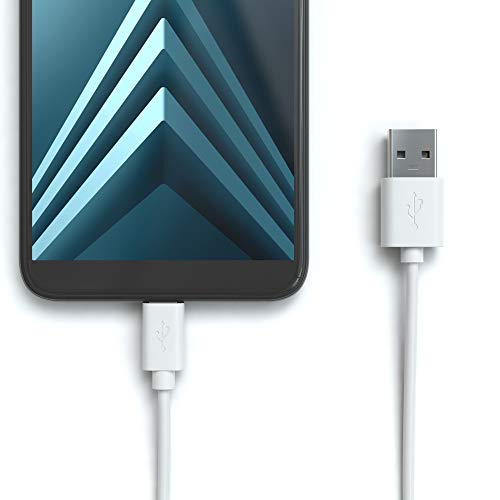 JAMEGA – 1m Micro USB Kabel | USB Ladekabel Datenkabel für Micro USB Geräte kompatibel mit Samsung, HTC, Huawei, Sony, Nokia, Nexus, Kindle, PS4 XBOX Controller uvm. – Weiß von JAMEGA