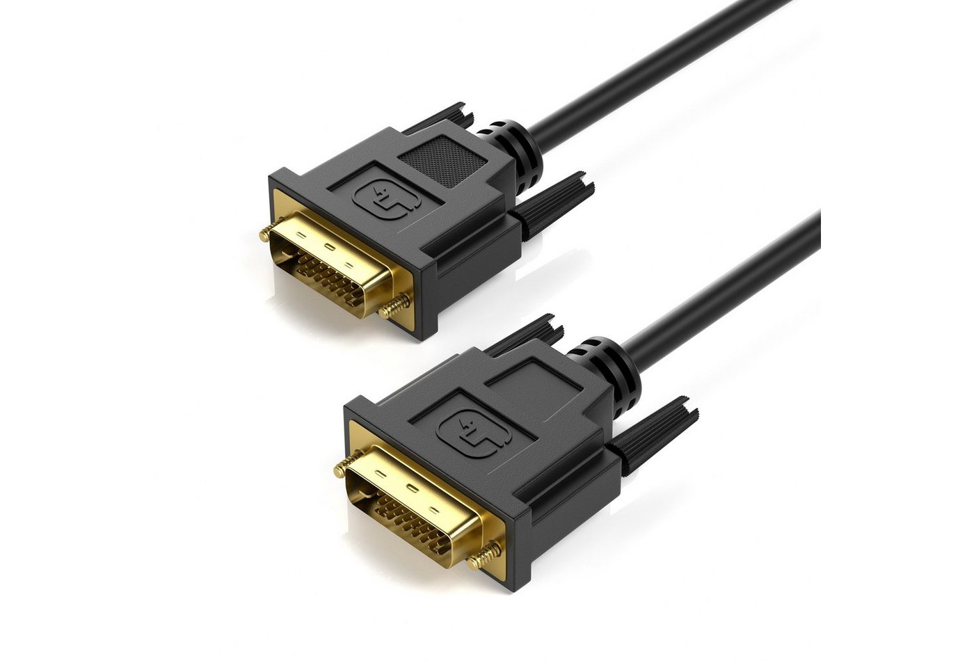 JAMEGA DVI Kabel High Speed DVI-D 24+1 Full HD 1080p max 2560×1600 24K vergol Computer-Kabel, DVI-D Stecker, (200 cm) von JAMEGA