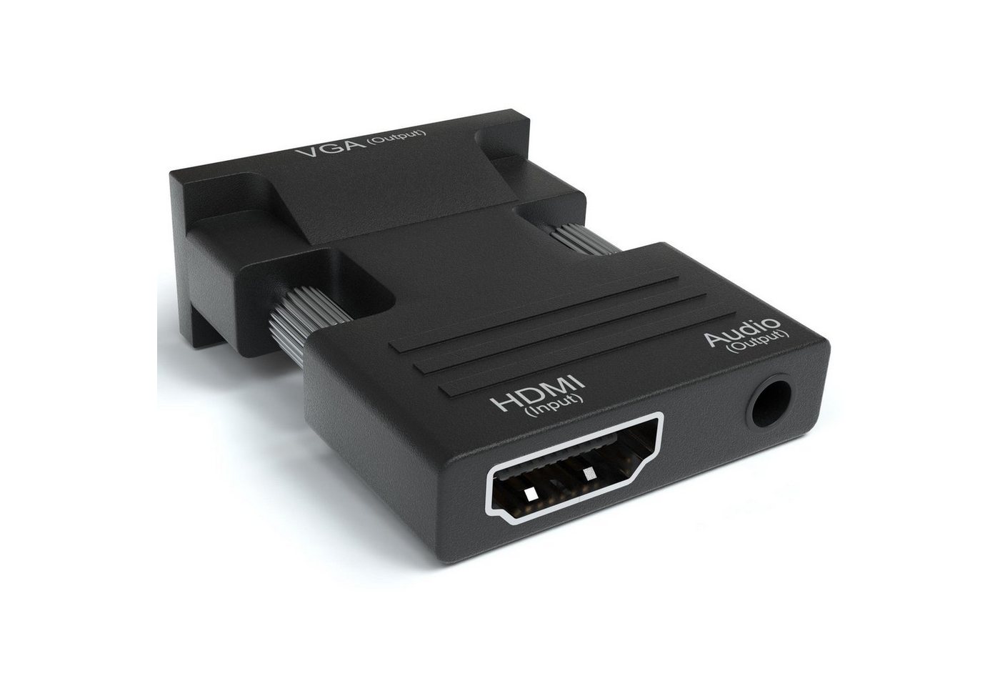 JAMEGA HDMI zu VGA Adapter HDTV 1080p Konverter Audio & Videokabel für PC, HDMI-Adapter von JAMEGA