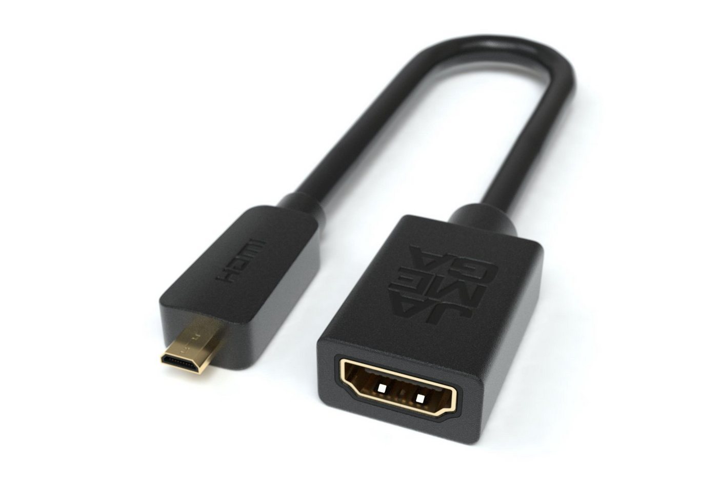 JAMEGA Micro HDMI Adapter Kabel, HDMI Buchse zu micro HDMI Stecker 4K UHD HDMI-Adapter JAMEGA Micro HDMI Adapter Kabel, HDMI Buchse zu micro HDMI Stecker 4K UHD HDMI-Adapter von JAMEGA