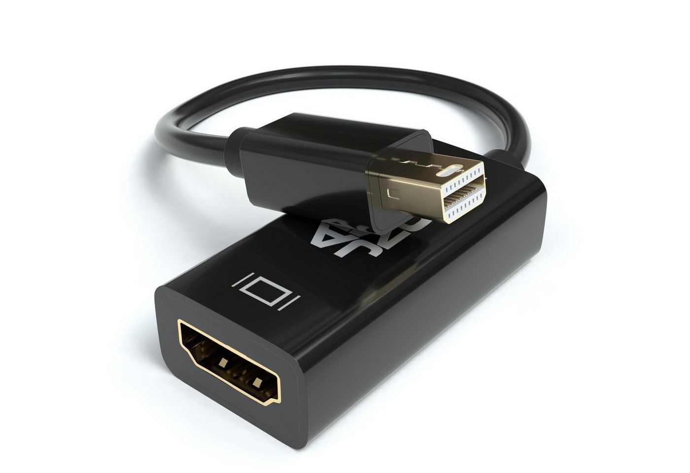 JAMEGA Mini Displayport zu HDMI Adapter 4K Mini DP auf HDMI Thunderbolt MacBo Adapter von JAMEGA