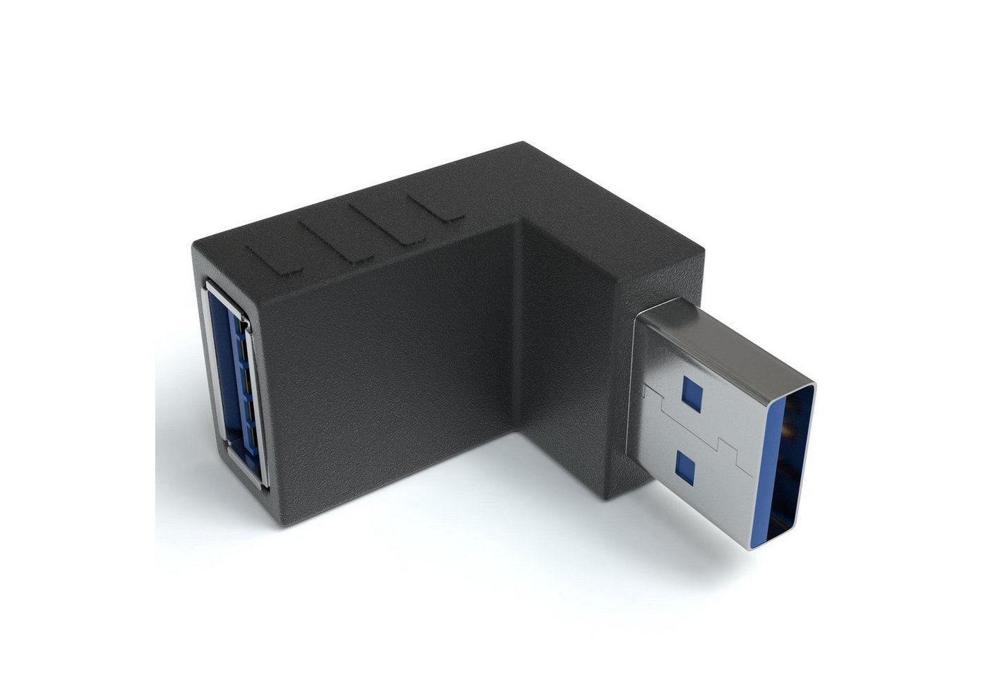 JAMEGA USB 3.0 Winkel Adapter 270° Grad Winkeladapter A Stecker zu A Buchse USB-Adapter von JAMEGA