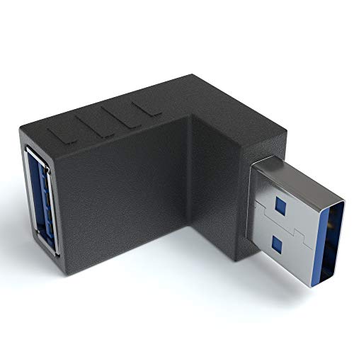 JAMEGA - USB 3.0 Winkeladapter 270° | USB A Stecker auf USB A Buchse abgewinkelt kompatibel mit Allen USB Kabel JAMEGA - USB 3.0 Winkeladapter 270° | USB A Stecker auf USB A Buchse abgewinkelt kompatibel mit Allen USB Kabel von JAMEGA