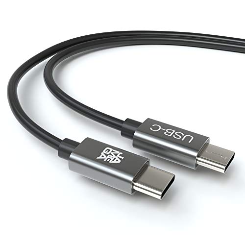 JAMEGA – USB-C auf USB-C 2.0 Kabel 0,5m | Typ C PD Schnellladekabel | Ladekabel und Datenkabel für MacBook Pro/Air, iPad Pro 2018, Samsung S9, Huawei Matebook, Chromebook Pixel und viele mehr von JAMEGA