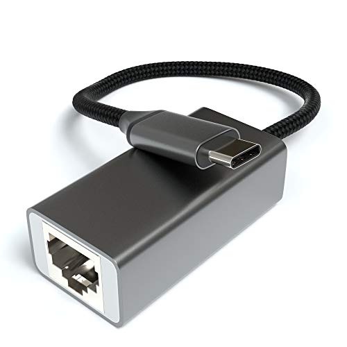 JAMEGA – USB C zu Ethernet Adapter 2er Pack | USB Typ C auf RJ45 Gigabit (Thunderbolt 3 kompatibel) Ethernet LAN Netzwerkadapter kompatibel mit Surface Book 2 UVM. von JAMEGA