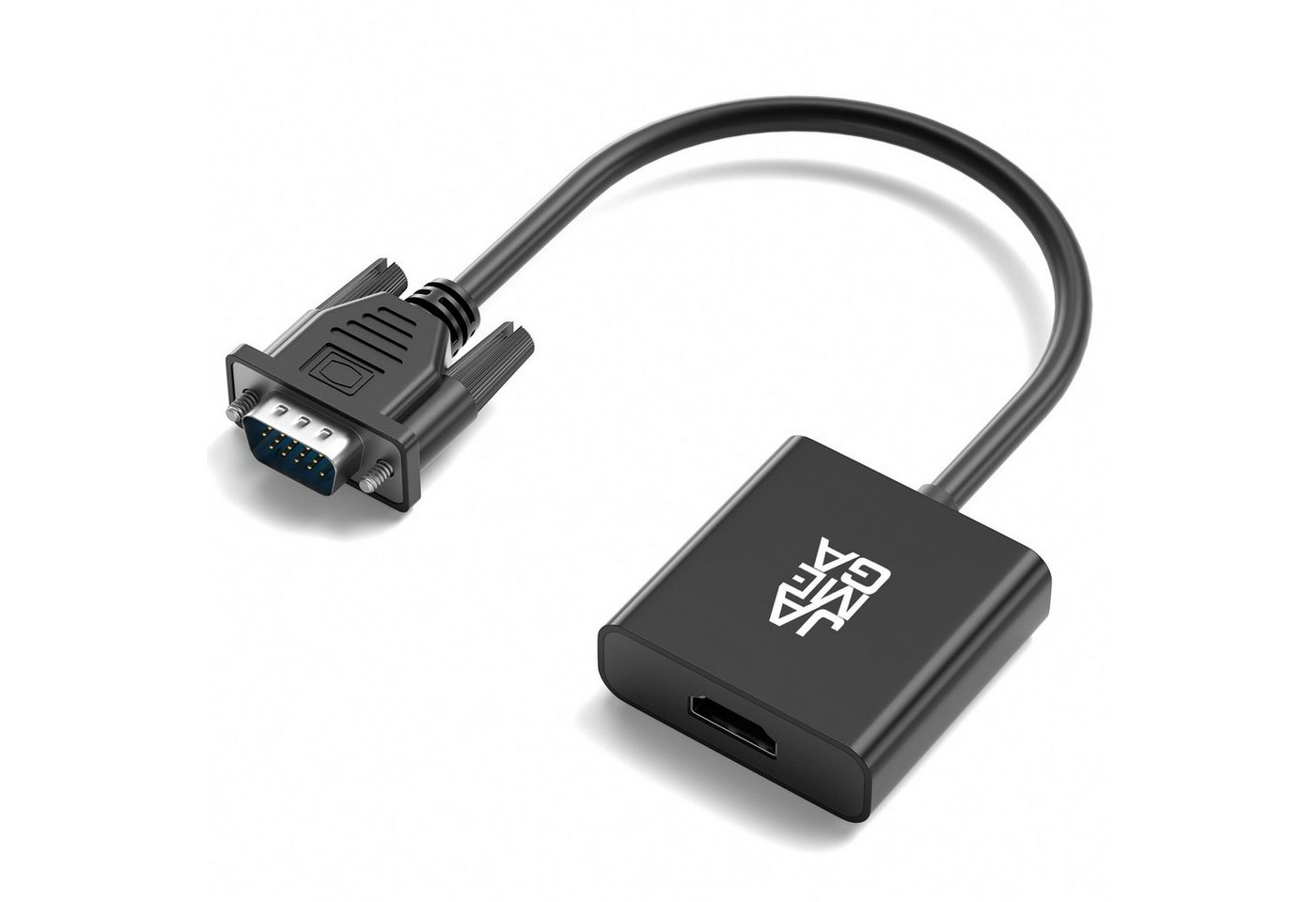 JAMEGA VGA auf HDMI Adapter Audio-Untersützung 1080P Auflösung VGA zu HDMI Adapter von JAMEGA
