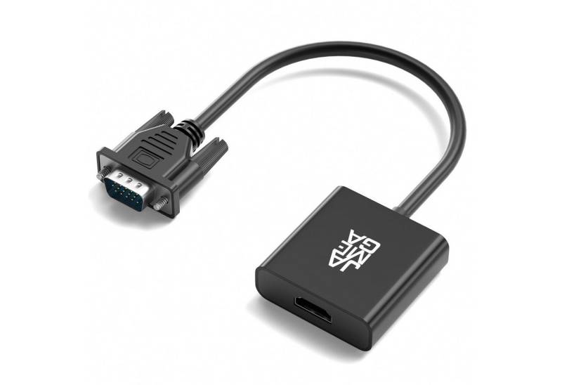 JAMEGA VGA auf HDMI Adapter Audio-Untersützung 1080P Auflösung VGA zu HDMI HDMI-Adapter von JAMEGA