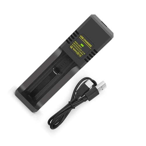 JAMNGHB 1 Set Typ-C-Anschluss-Batterie-Ladesteckplatz, USB-Einzelschlitz-Akku-Adapter, 3,7 V, 4,2 V, intelligente Ladestation JAMNGHB 1 Set Typ-C-Anschluss-Batterie-Ladesteckplatz, USB-Einzelschlitz-Akku-Adapter, 3,7 V, 4,2 V, intelligente Ladestation von JAMNGHB