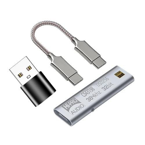Kopfhörer-Verstärker USB C auf 3,5 mm Adapter, tragbarer Dongle, unterstützt 32 Bit 384 kHz DSD64-258 für Smartphones Kopfhörer-Verstärker USB C auf 3,5 mm Adapter, tragbarer Dongle, unterstützt 32 Bit 384 kHz DSD64-258 für Smartphones von JAMNGHB