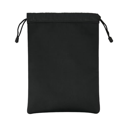Schützende schwarze Kopfhörer-Aufbewahrungstasche mit Kordelzug für Over-Ear-Modelle, dicke Nylon-Außenseite und weiche Innenseite Schützende schwarze Kopfhörer-Aufbewahrungstasche mit Kordelzug für Over-Ear-Modelle, dicke Nylon-Außenseite und weiche Innenseite von JAMNGHB