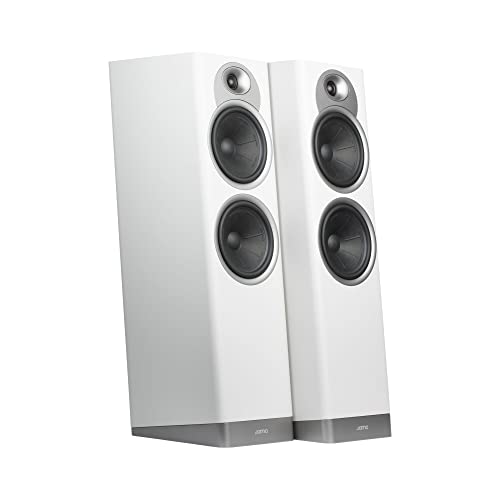 Jamo S7-27FA Paar Bodenlautsprecher Dolby Atmos Grey Cloud mit 17 cm Tieftöner und Dolby Atmos Sound, Grau von JAMO